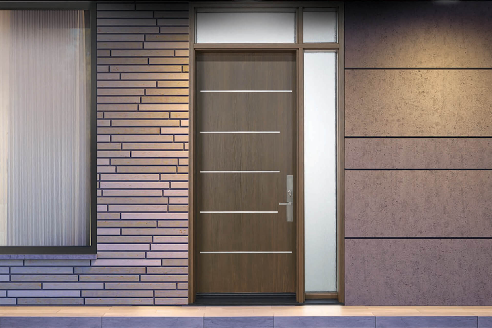 Gentek fibreglass door