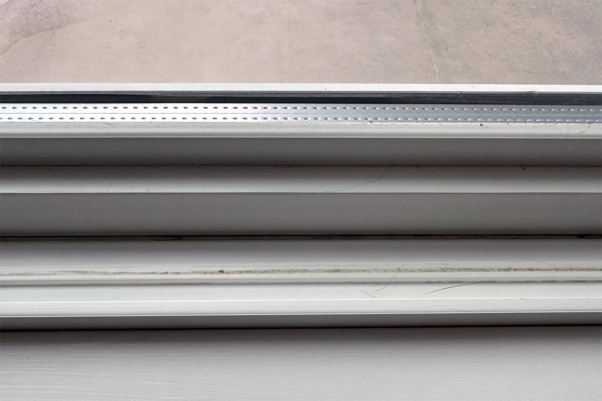 Sliding window track.